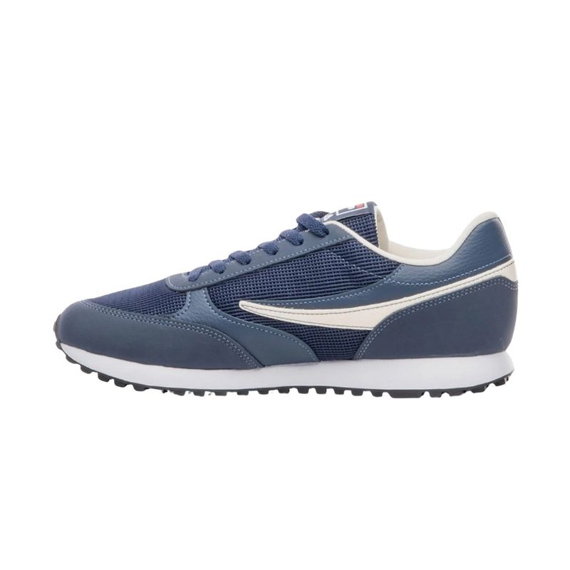 tênis casual masculino n°42 fila renno classic azul marinho (mp)