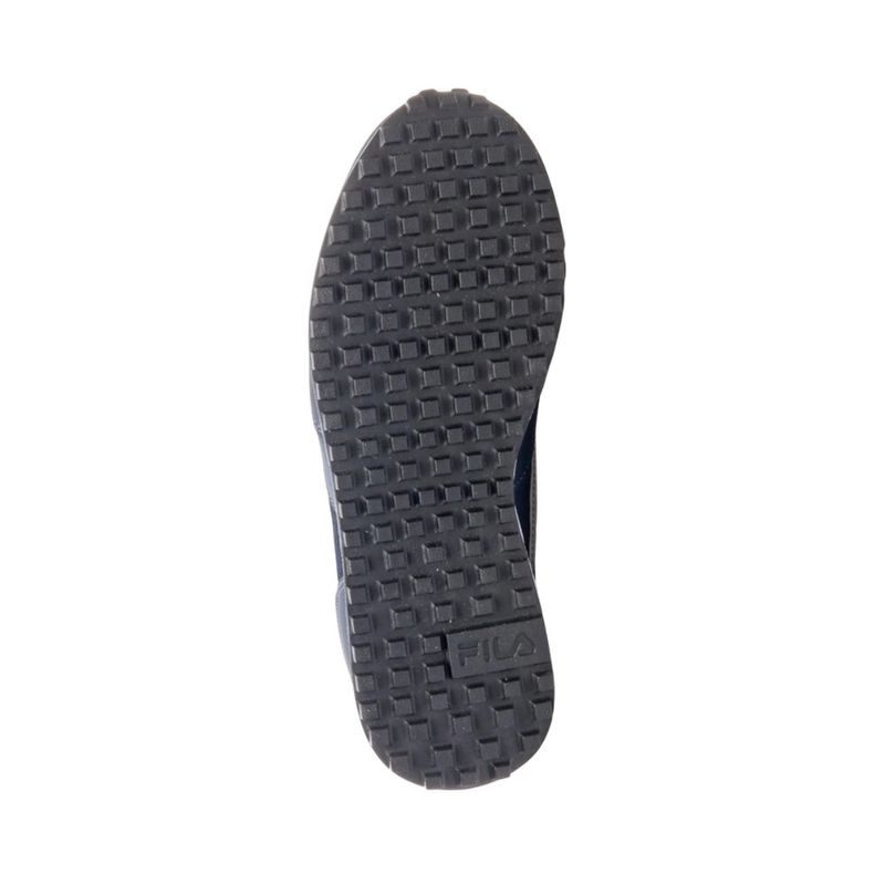 tênis casual masculino n°42 fila renno classic azul marinho (mp)