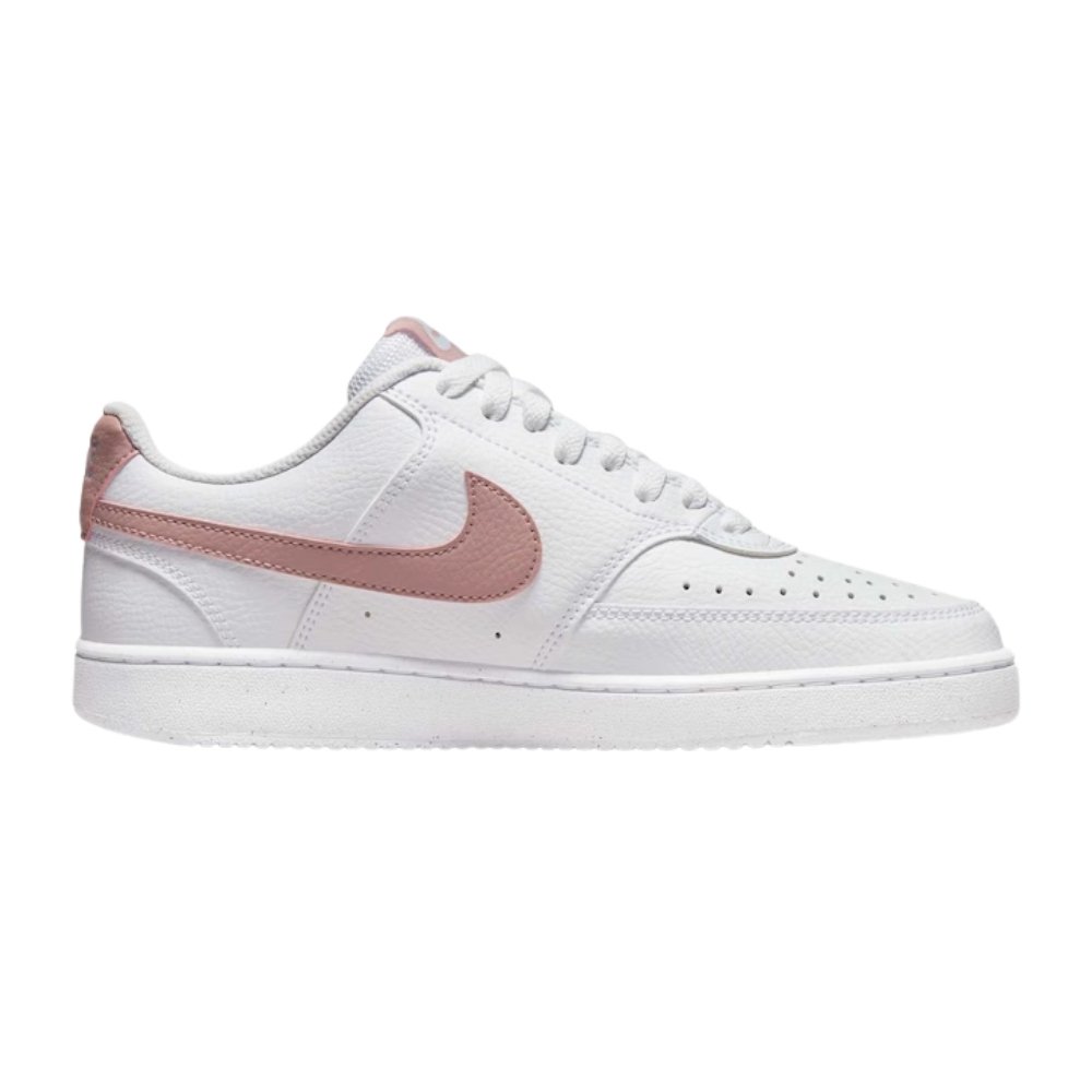 Tênis Casual Feminino N°38 Nike Court Vision Low Rosa Branco (MP)