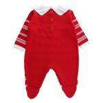 saída de maternidade rn din don 2 peças vermelho (mp)