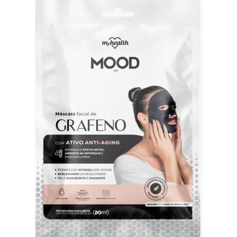 máscara facial aeroflex grafeno anti-aging 20ml (mp)