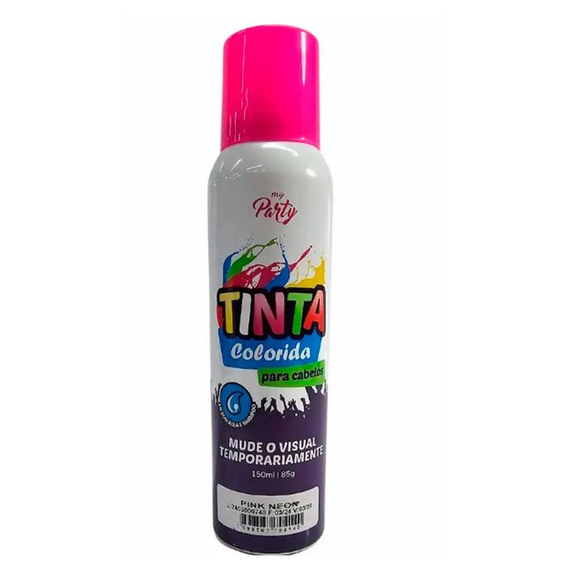 tinta temporária para cabelo aeroflex pink 150ml (mp)