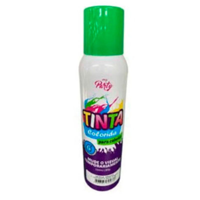 tinta temporária para cabelo aeroflex verde 150ml (mp)