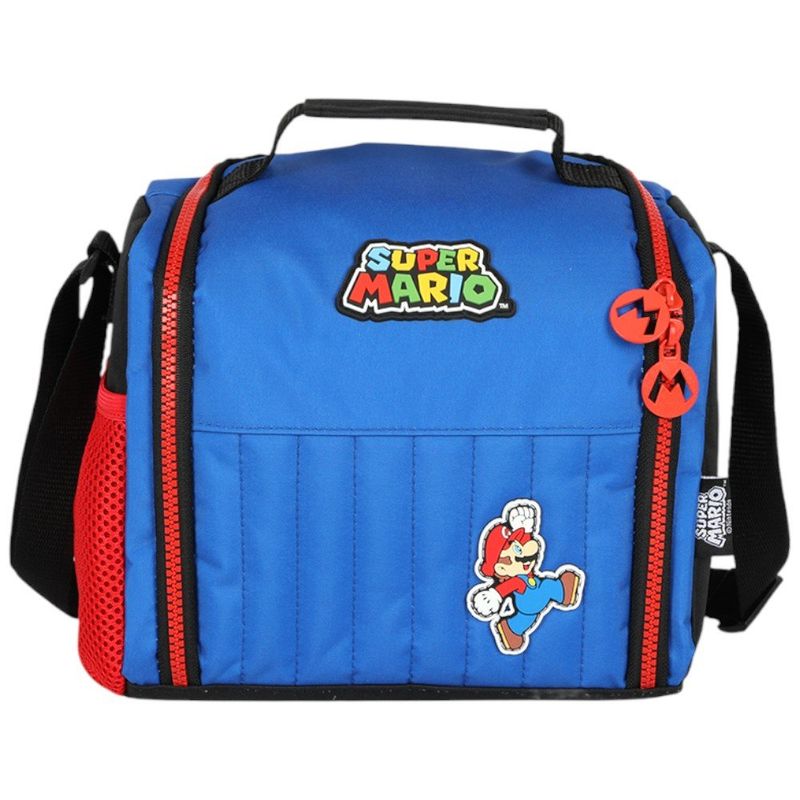 lancheira infantil luxcel mario bros azul la49913mo0200un