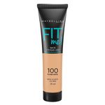 base líquida loreal maybelline fit me 100 claro sutil 35ml