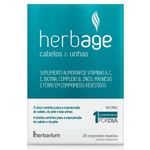 herbage cabelos e unhas 28 comprimidos revestidos herbarium