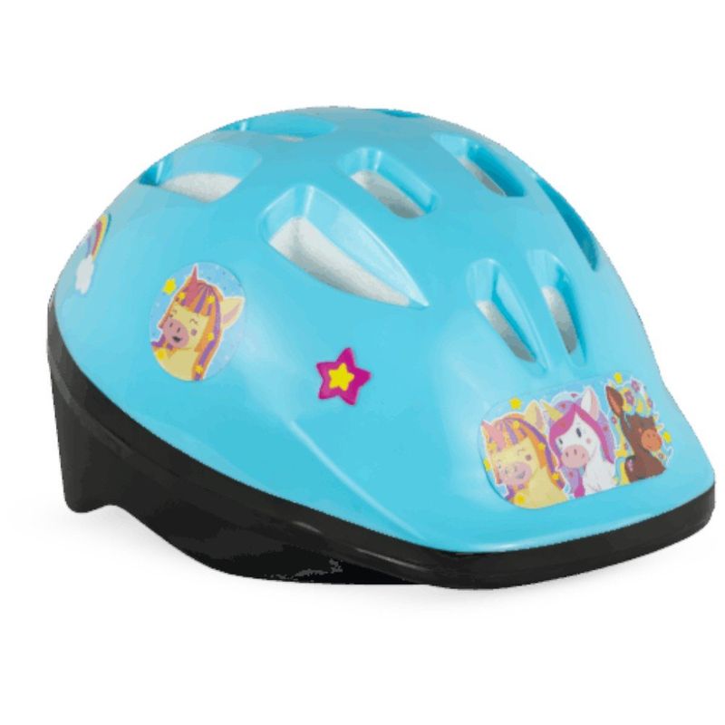 capacete infantil nathor coral azul 1001