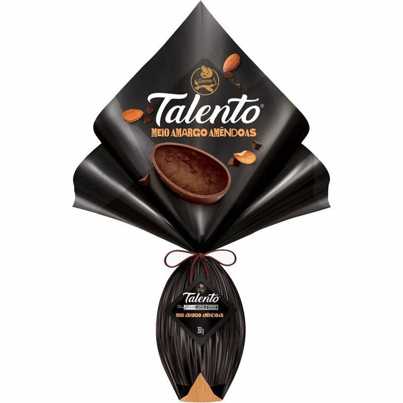 ovo de páscoa talento meio amargo 350g