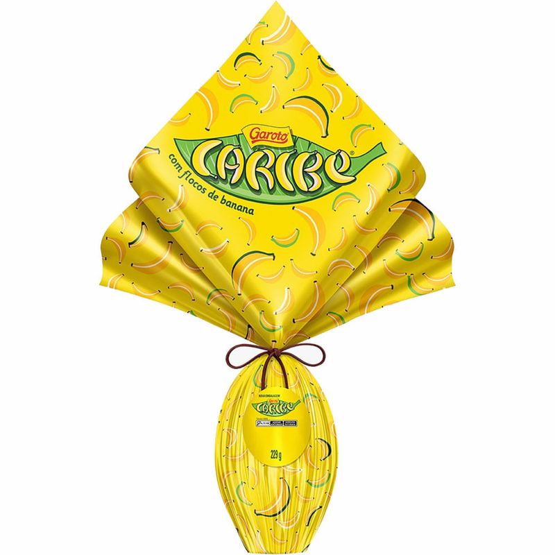 ovo de páscoa garoto caribe 229g