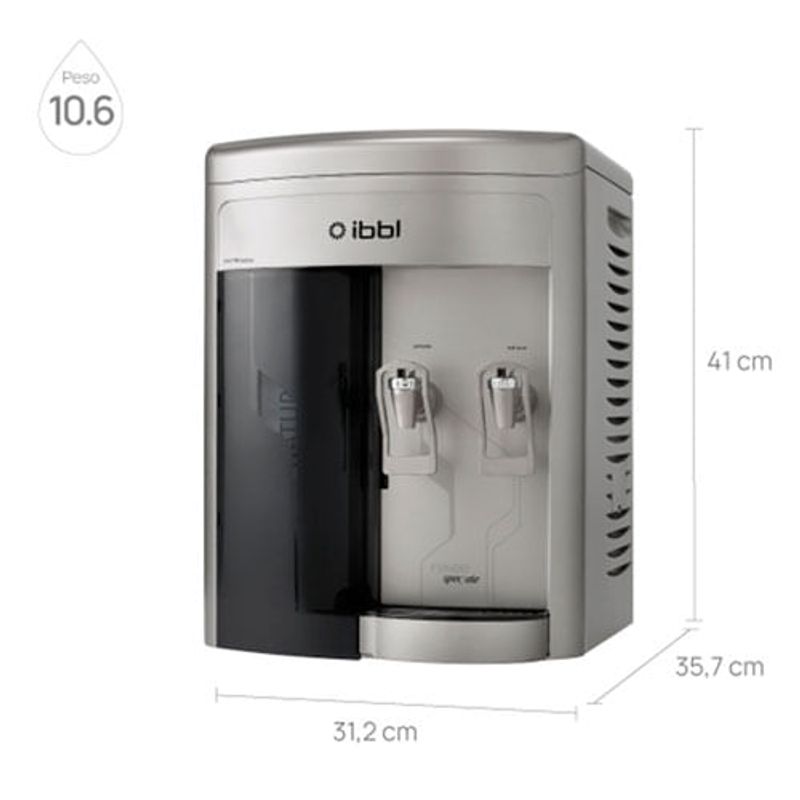 purificador de água ibbl fr600 speciale prata 127v