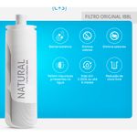 refil filtro de água ibbl natural c+3