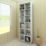 estante multifuncional politorno caracol 12 nichos mdp branco 2342