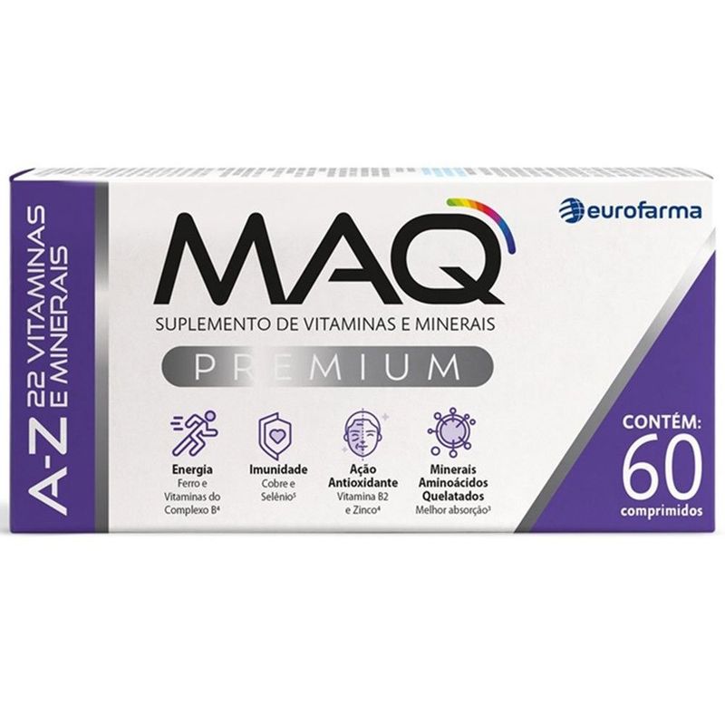 maq premium 60 comprimidos eurofarma
