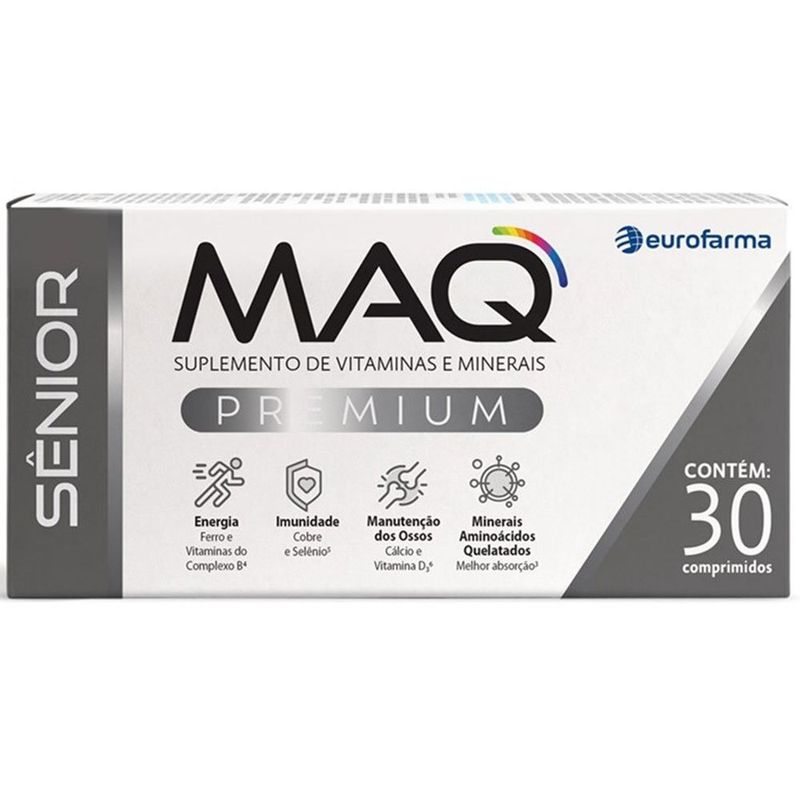 maq sênior premium 30 comprimidos eurofarma