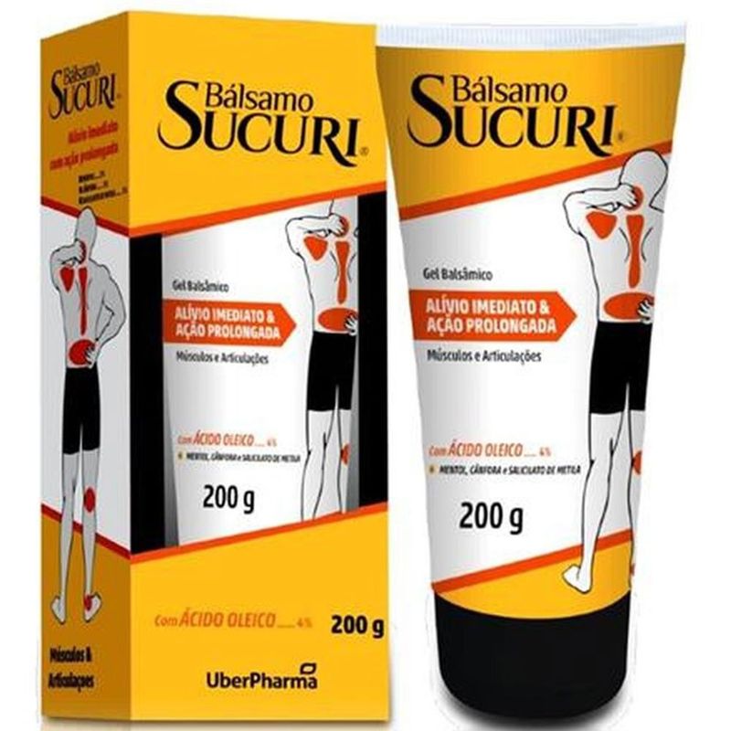bálsamo sucuri gel 200g uberpharma