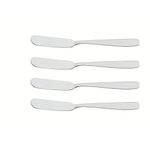 jogo de espátulas para manteiga tramontina cosmos em aço inox 4 peças (mp)