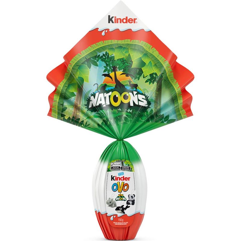 ovo de pascoa kinder natoons 150g