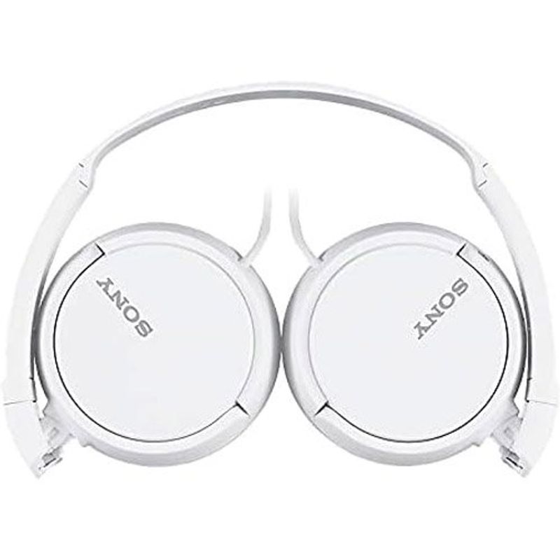 fone de ouvido sony zx com fio cor branco mdr-zx110 a-bi