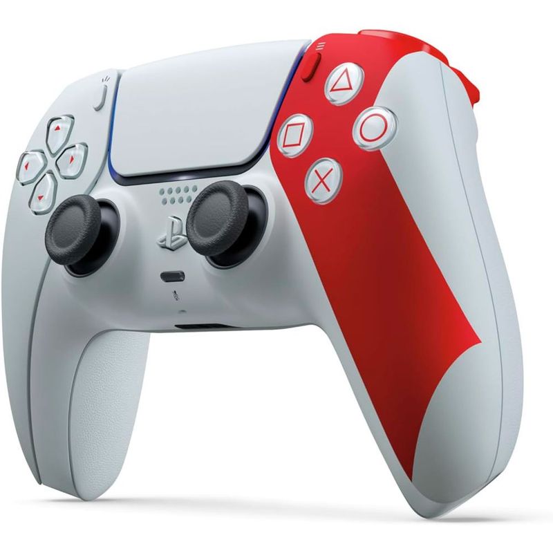 controle para ps5 god of war vermelho / branco as-bi