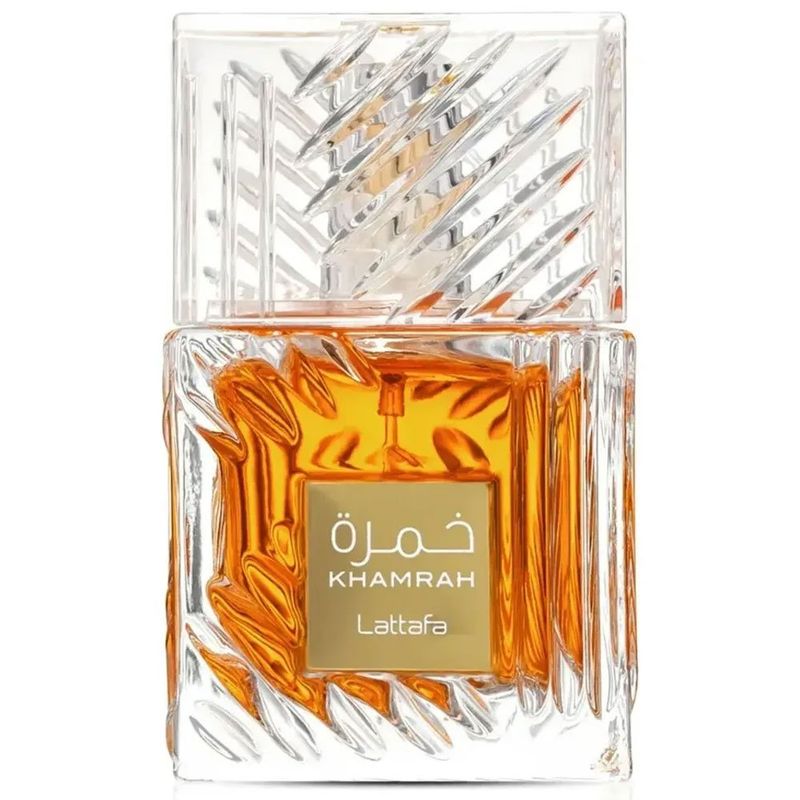perfume árabe unissex lattafa khamrah edp 100ml (mp)