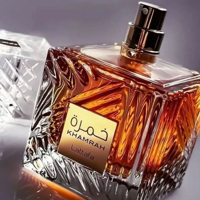perfume árabe unissex lattafa khamrah edp 100ml (mp)