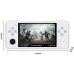 console portátil xy10 8gb retrô branco e-bi
