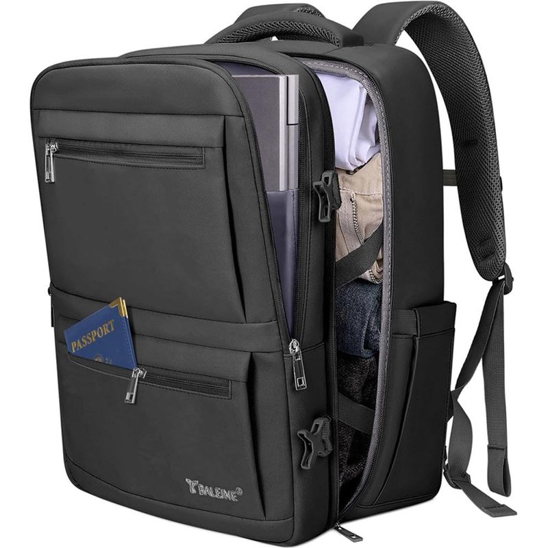 mochila para notebook baleine grande e resistente preto a-bi