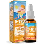 suplemento alimentar vit d-trix kids sabor morango 30ml flora nativa
