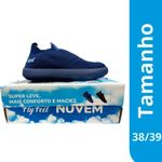 tênis nuvem ortopédica daaz azul 38/39