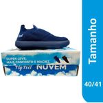 tênis nuvem ortopédica daaz azul 40/41