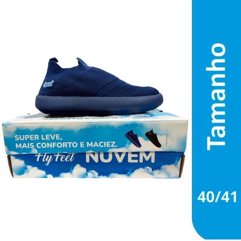 tênis nuvem ortopédica daaz azul 40/41