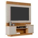 painel para tv home linea barretos até 75 nature e off white