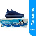 tênis nuvem ortopédica daaz azul 42/43