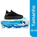 tênis nuvem ortopédica daaz preto 38/39
