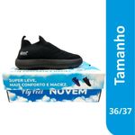 tênis nuvem ortopédica daaz preto 36/37