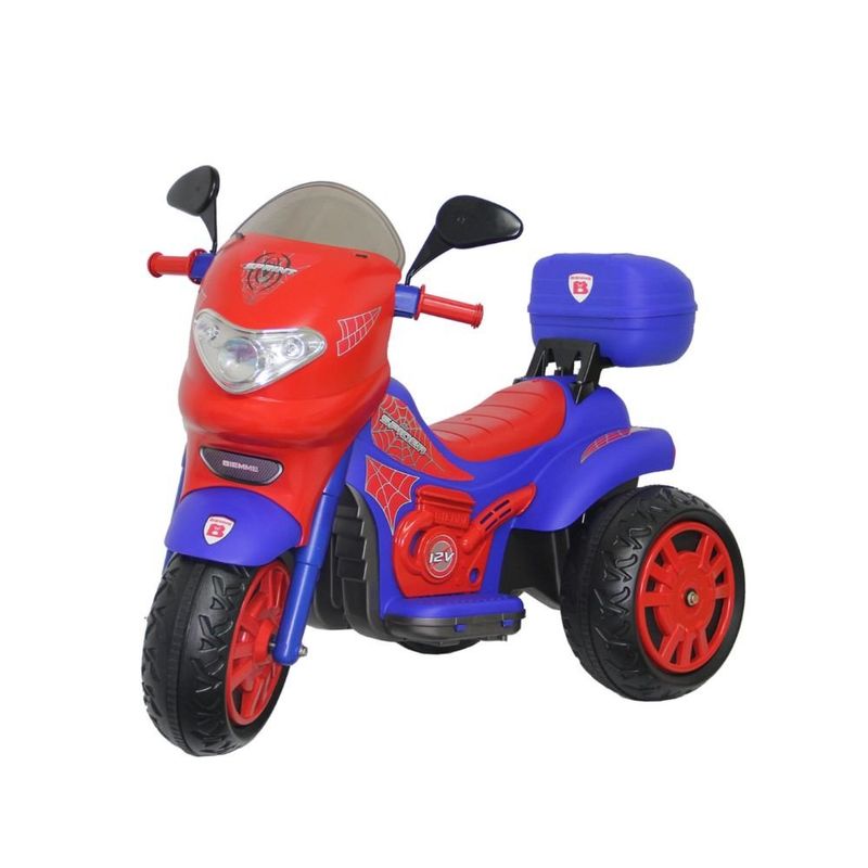 mini moto elétrica infantil biemme power spider 12v 663 (mp)