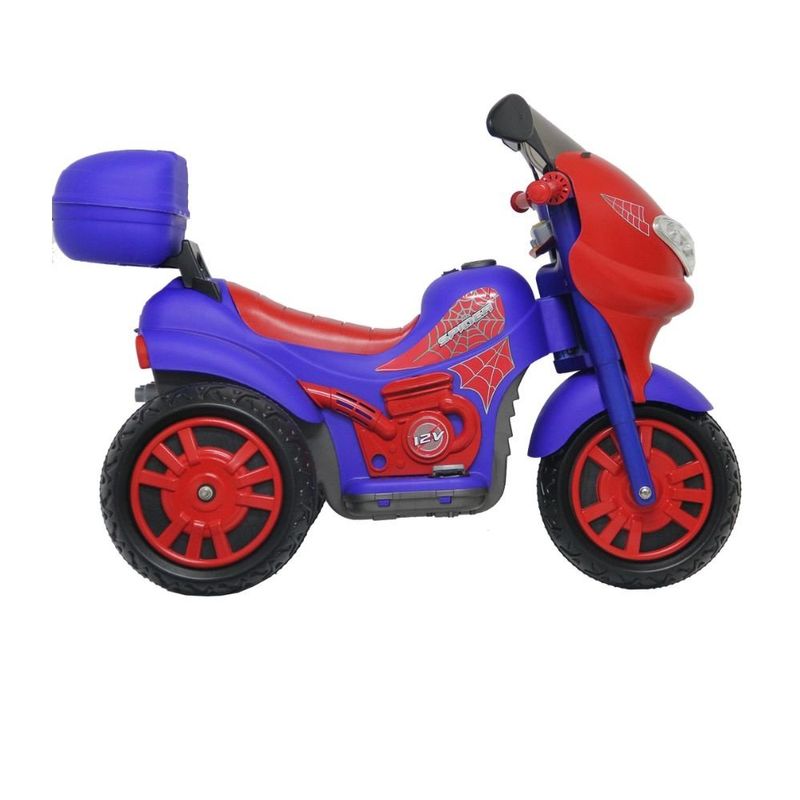mini moto elétrica infantil biemme power spider 12v 663 (mp)