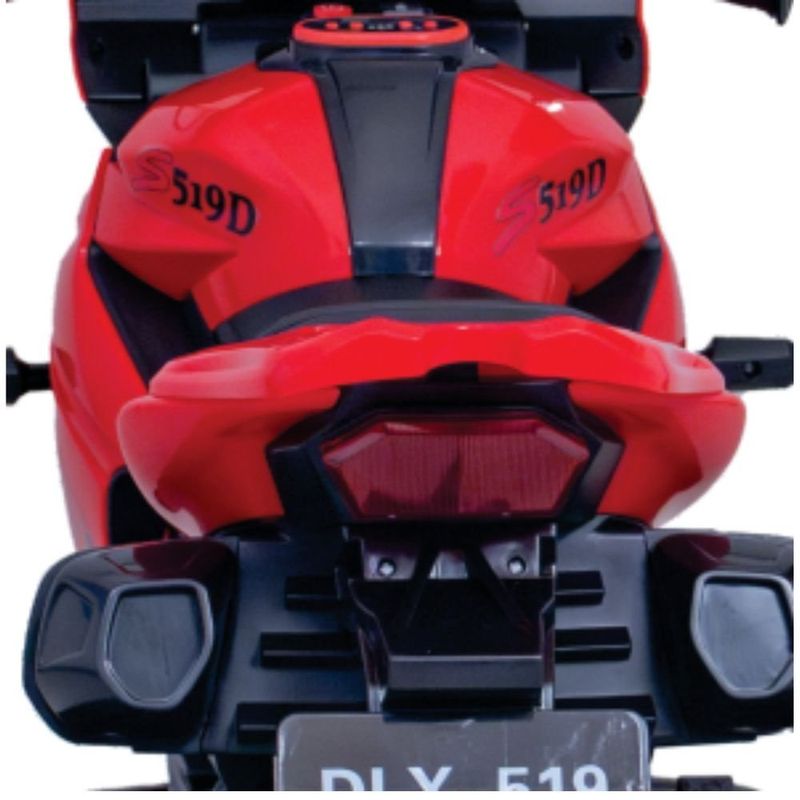 mini moto elétrica infantil biemme sp max 12v 9000 vermelha (mp)