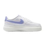 tênis casual feminino n°34 nike court vision alta branco azul (mp)