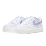 tênis casual feminino n°34 nike court vision alta branco azul (mp)