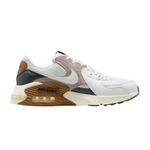tênis casual masculino n°40 nike air max excee branco marrom (mp)