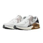 tênis casual masculino n°40 nike air max excee branco marrom (mp)