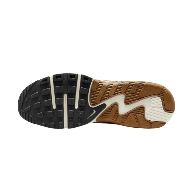 tênis casual masculino n°40 nike air max excee branco marrom (mp)