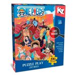quebra-cabeça elka puzzle play one piece lente mágica 100 peças 1331 (mp)
