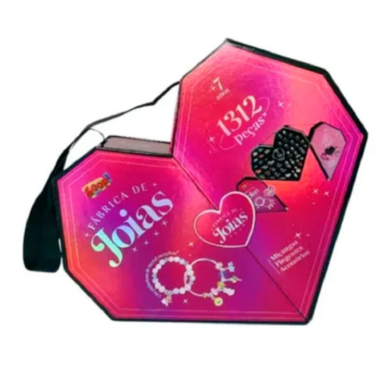 fábrica de joias 1312 peças zoop toys zp01343 (mp)