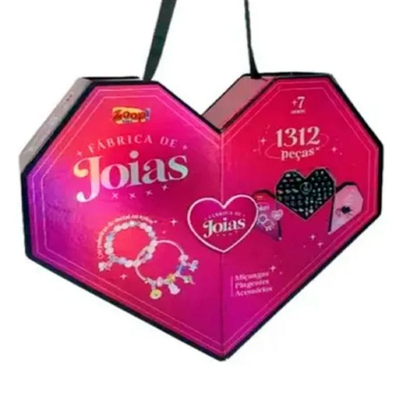 fábrica de joias 1312 peças zoop toys zp01343 (mp)