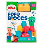 blocos de montar elka macios 15 peças 1010 (mp)