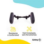 apoio de cabeça safety 1st para assento de carro preto (mp)