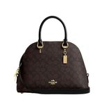 bolsa feminina katy satchel coach preto a-bi