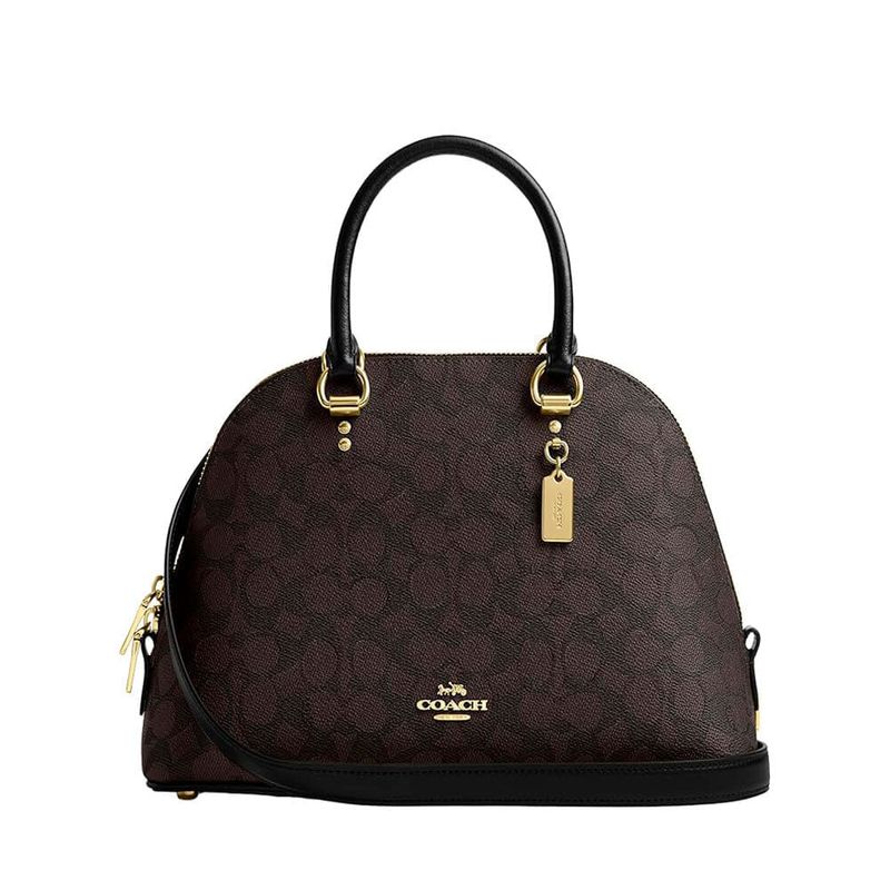bolsa feminina katy satchel coach preto a-bi